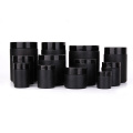 1oz 2oz 4oz 6oz 10oz 16oz matte black food spice glass container storage jars with lids